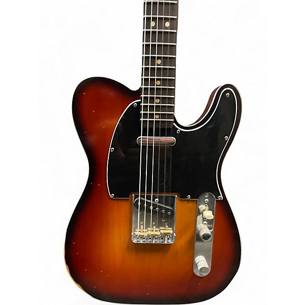 Used Fender Jason Isbell Telecaster 3 Color Sunburst Solid Body Electric Guitar