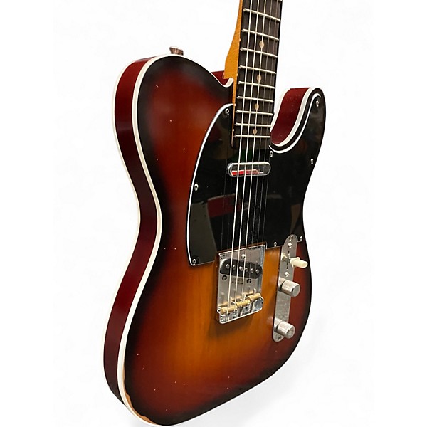 Used Fender Jason Isbell Telecaster 3 Color Sunburst Solid Body Electric Guitar