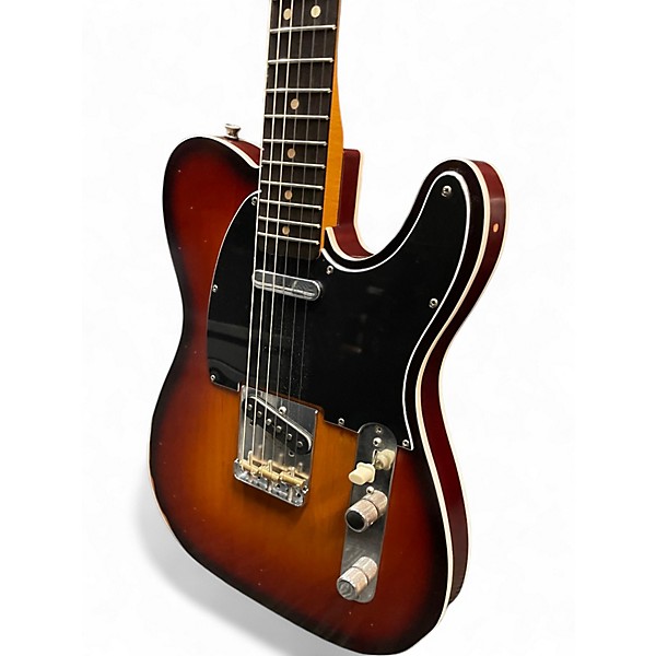 Used Fender Jason Isbell Telecaster 3 Color Sunburst Solid Body Electric Guitar