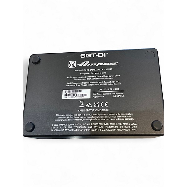 Used Ampeg SGT-DI Pedal