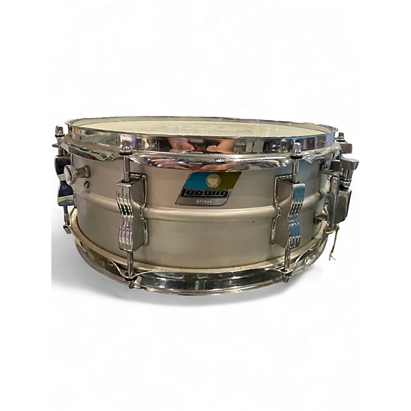 Used Ludwig 14X6 Acrolite Snare brushed aluminum Drum
