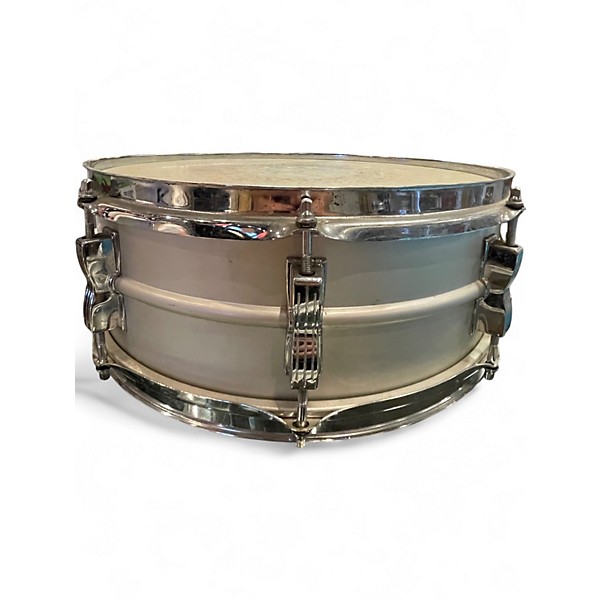 Used Ludwig 14X6 Acrolite Snare brushed aluminum Drum