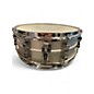 Used Ludwig 14X6 Acrolite Snare brushed aluminum Drum