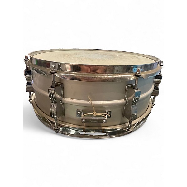 Used Ludwig 14X6 Acrolite Snare brushed aluminum Drum