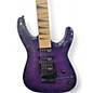 Used Jackson JS34Q Dinky Trans Purple Solid Body Electric Guitar