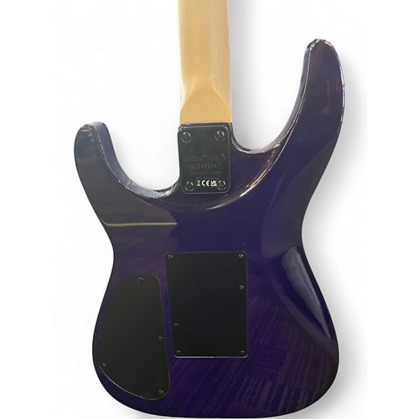 Used Jackson JS34Q Dinky Trans Purple Solid Body Electric Guitar