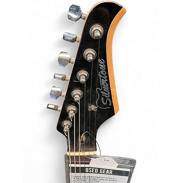 Used Silvertone St Style Tobacco Burst Solid Body Electric Guitar