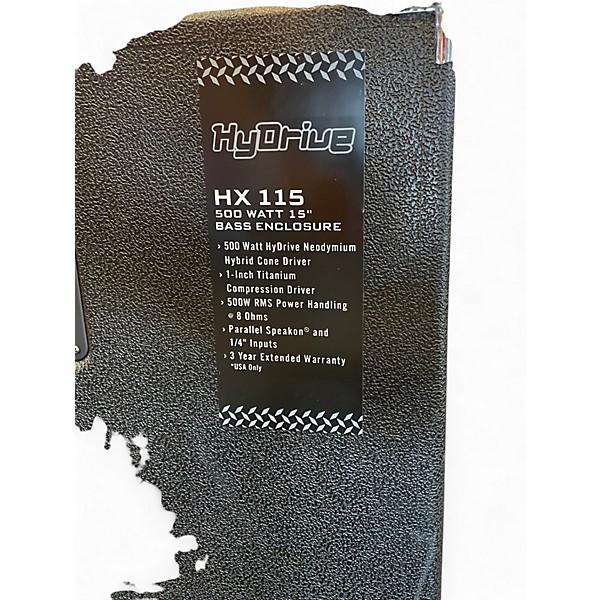 Used Hartke Hydrive 500W 1x15 Bass Cabinet