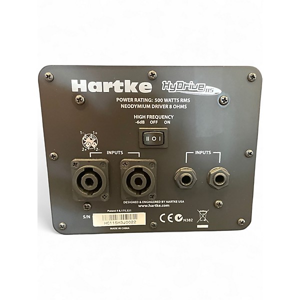 Used Hartke Hydrive 500W 1x15 Bass Cabinet