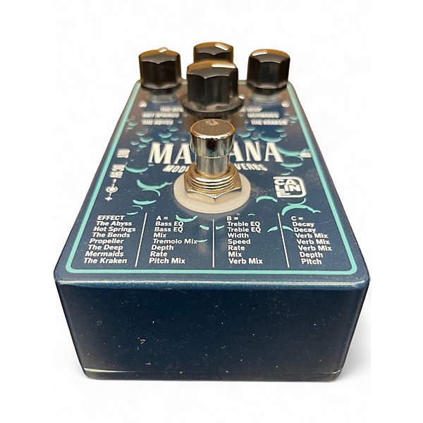 Used Caline Mariana CP-507 Modulated Reverbs Effect Pedal