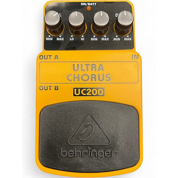 Used Behringer UC200 Stereo Chorus Effect Pedal