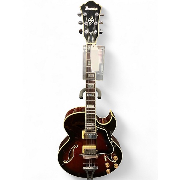 Used Ibanez AK85 Sunburst Hollow Body Electric Guitar