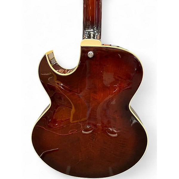 Used Ibanez AK85 Sunburst Hollow Body Electric Guitar