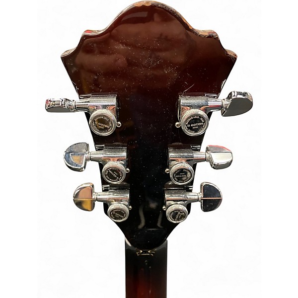 Used Ibanez AK85 Sunburst Hollow Body Electric Guitar