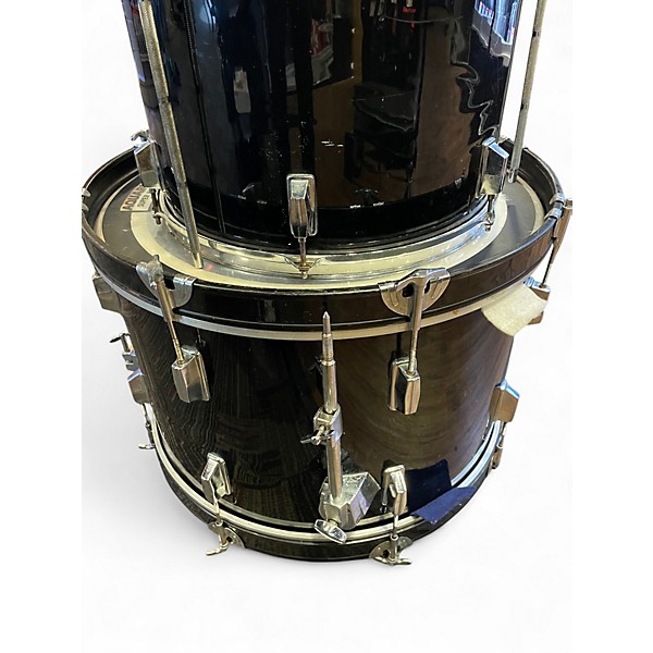 Used Percussion Plus 5 Piece 5 piece  black Drum Kit