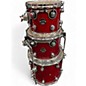 Used 2021 DW 7 Piece PERFORMANCE Candy Apple Red Drum Kit
