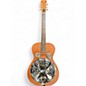 Used Dobro Hound Dog Deluxe Round Neck Antique Natural Resonator Guitar thumbnail