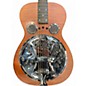 Used Dobro Hound Dog Deluxe Round Neck Antique Natural Resonator Guitar