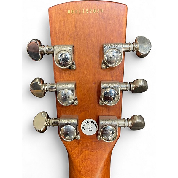 Used Dobro Hound Dog Deluxe Round Neck Antique Natural Resonator Guitar