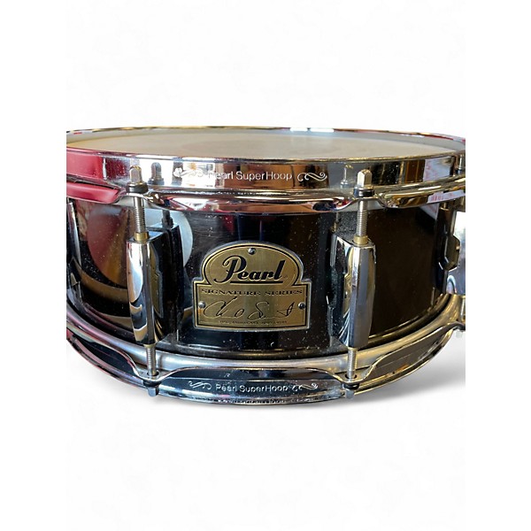 Used Pearl 14X6 Chad Smith Snare Black Drum