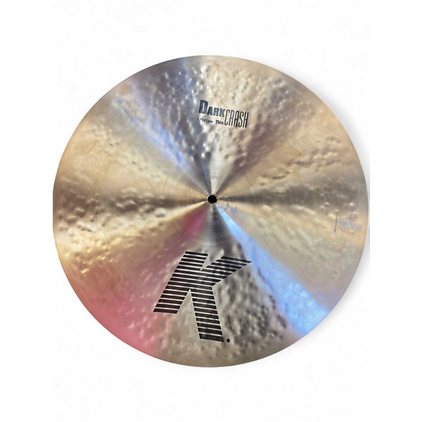 Used Zildjian 17in K Medium Dark Thin Crash Cymbal