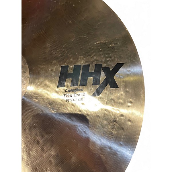 Used SABIAN 19in hhx thin crash  Cymbal
