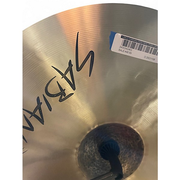 Used SABIAN 19in hhx thin crash  Cymbal