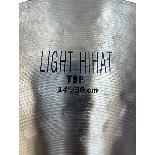 Used Zildjian 14in K Light Hi Hat Pair Cymbal