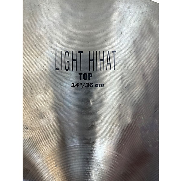 Used Zildjian 14in K Light Hi Hat Pair Cymbal