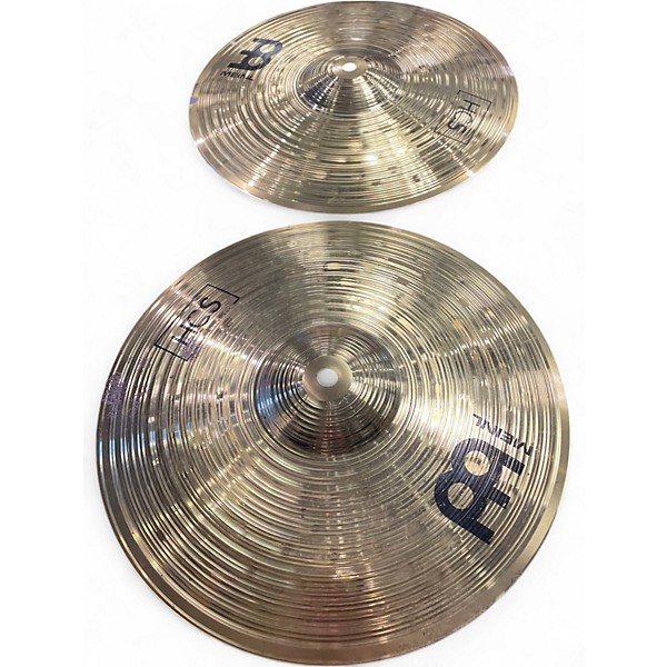 Used MEINL 13in HCS Hi Hat Pair Cymbal