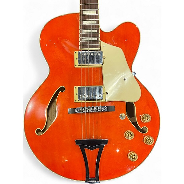 Used Ibanez AF75D Trans Orange Hollow Body Electric Guitar