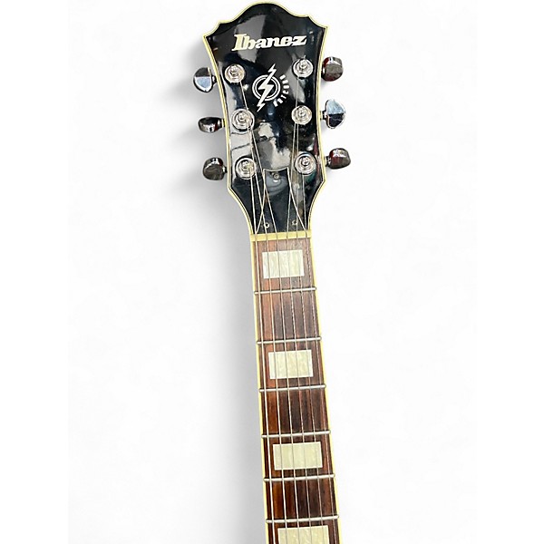 Used Ibanez AF75D Trans Orange Hollow Body Electric Guitar