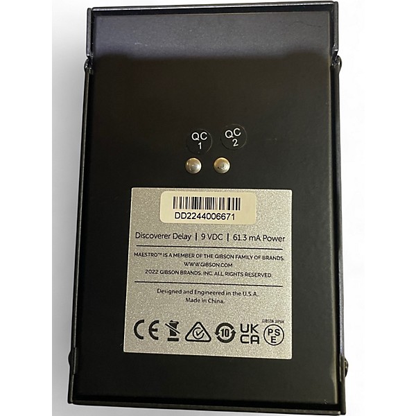 Used Maestro Discover Delay Effect Pedal