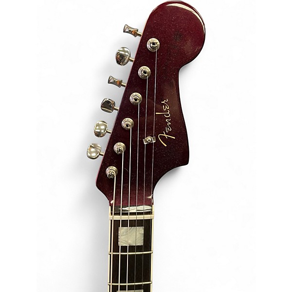 Used Fender Troy Van Leeuwen Jazzmaster Oxblood Solid Body Electric Guitar