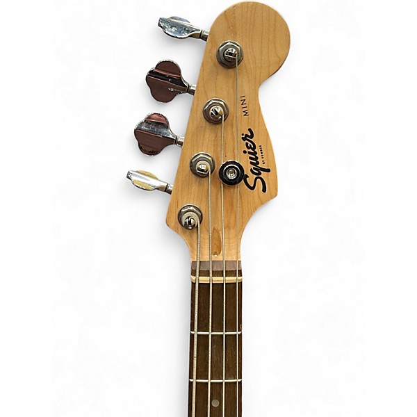 Used Squier Mini Precision Bass Dakota Red Electric Bass Guitar