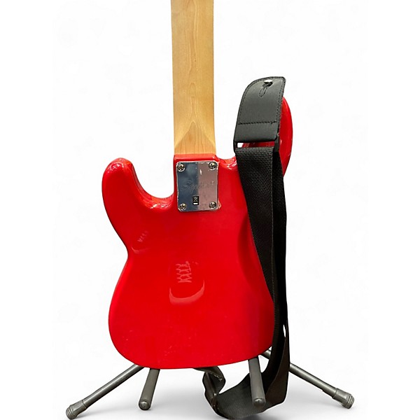 Used Squier Mini Precision Bass Dakota Red Electric Bass Guitar