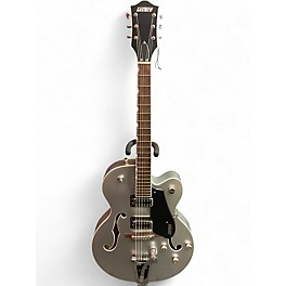 Used 2022 Gretsch Guitars G5420T Electromatic Metallic Silver Hollow Body Electric Guitar
