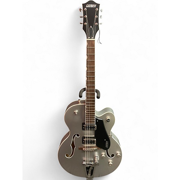 Used 2022 Gretsch Guitars G5420T Electromatic Metallic Silver Hollow Body Electric Guitar