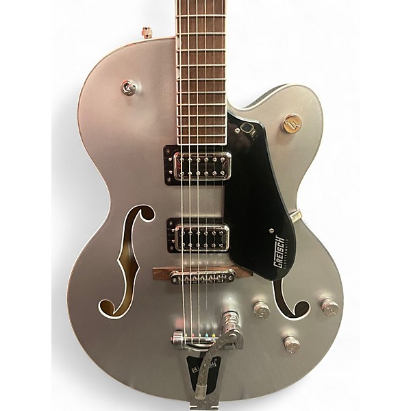 Used 2022 Gretsch Guitars G5420T Electromatic Metallic Silver Hollow Body Electric Guitar