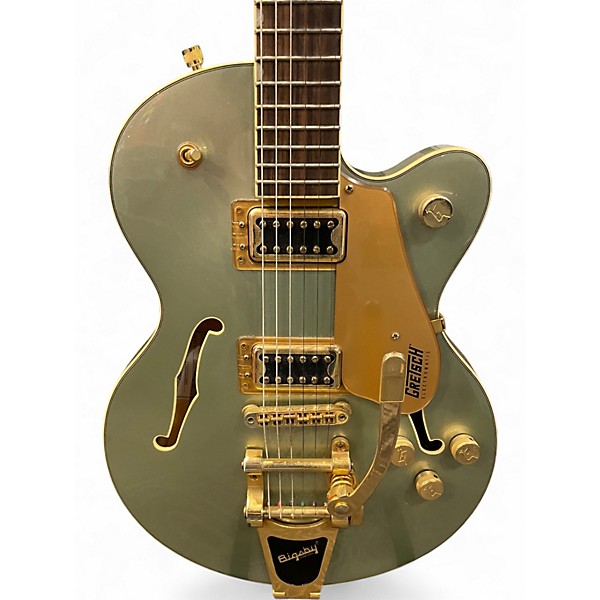 Used Gretsch Guitars G5655TG Metallic Silver Hollow Body Electric Guitar