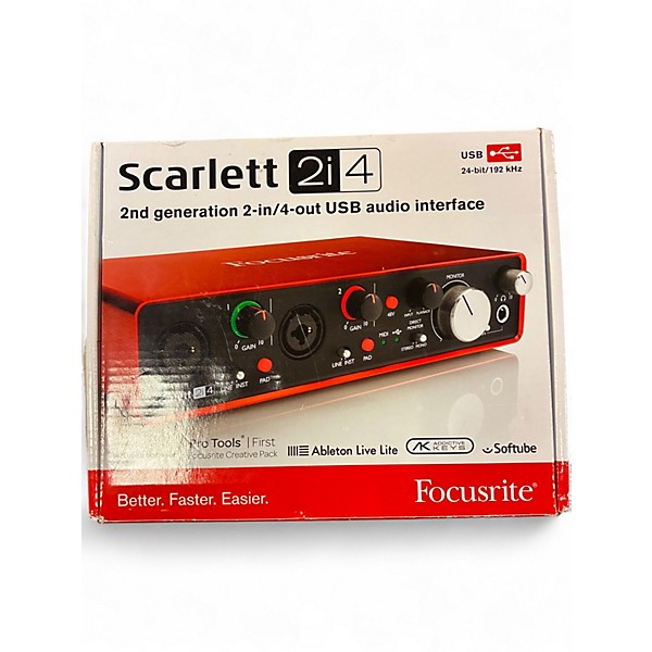 Used Focusrite Scarlett 2i4 Audio Interface
