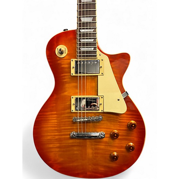 Used Samick LS4500S Orange Solid Body Electric Guitar