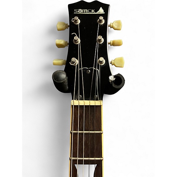 Used Samick LS4500S Orange Solid Body Electric Guitar