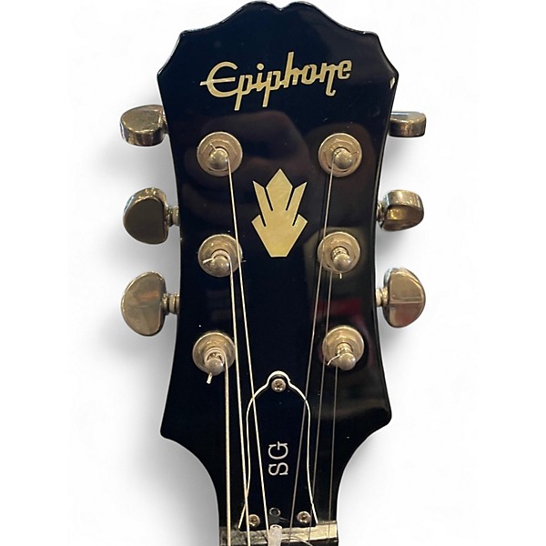 Used Epiphone SG Custom  Silverburst Solid Body Electric Guitar