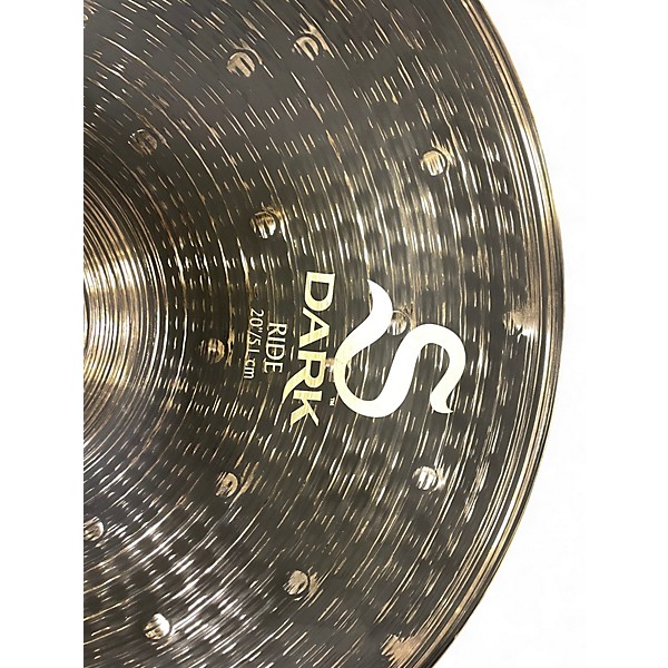 Used Zildjian 20in S DARK RIDE Cymbal