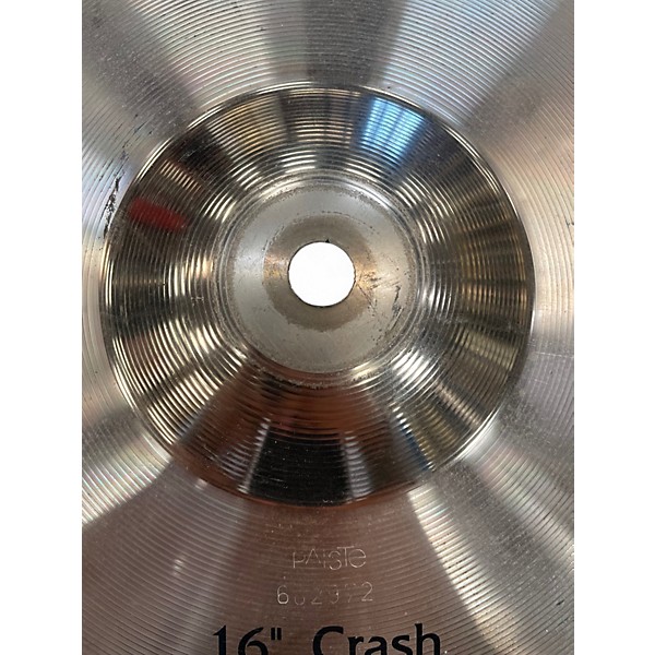 Used Paiste 16in 502 BRONZE CRASH Cymbal
