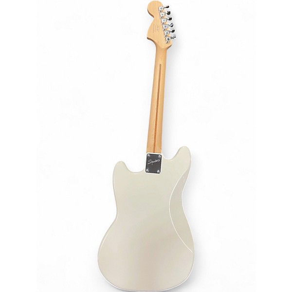 Used Squier Bullet Mustang HH Antique White Solid Body Electric Guitar