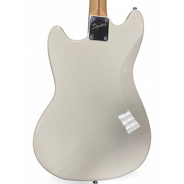 Used Squier Bullet Mustang HH Antique White Solid Body Electric Guitar