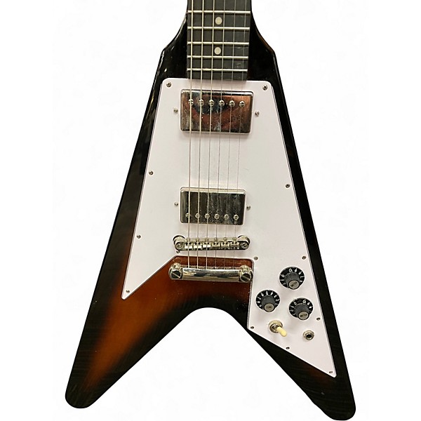 Used Epiphone Flying V '70s Guitar Center-Exclusive Tobacco Sunburst Solid Body Electric Guitar