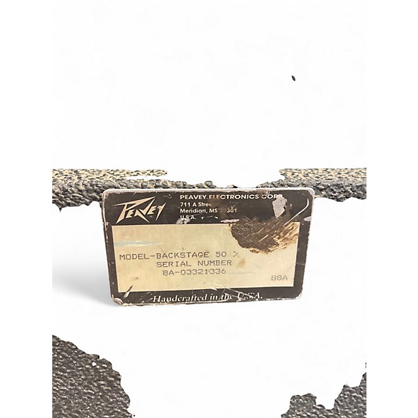 Used Peavey BACKSTAGE 50 Guitar Combo Amp